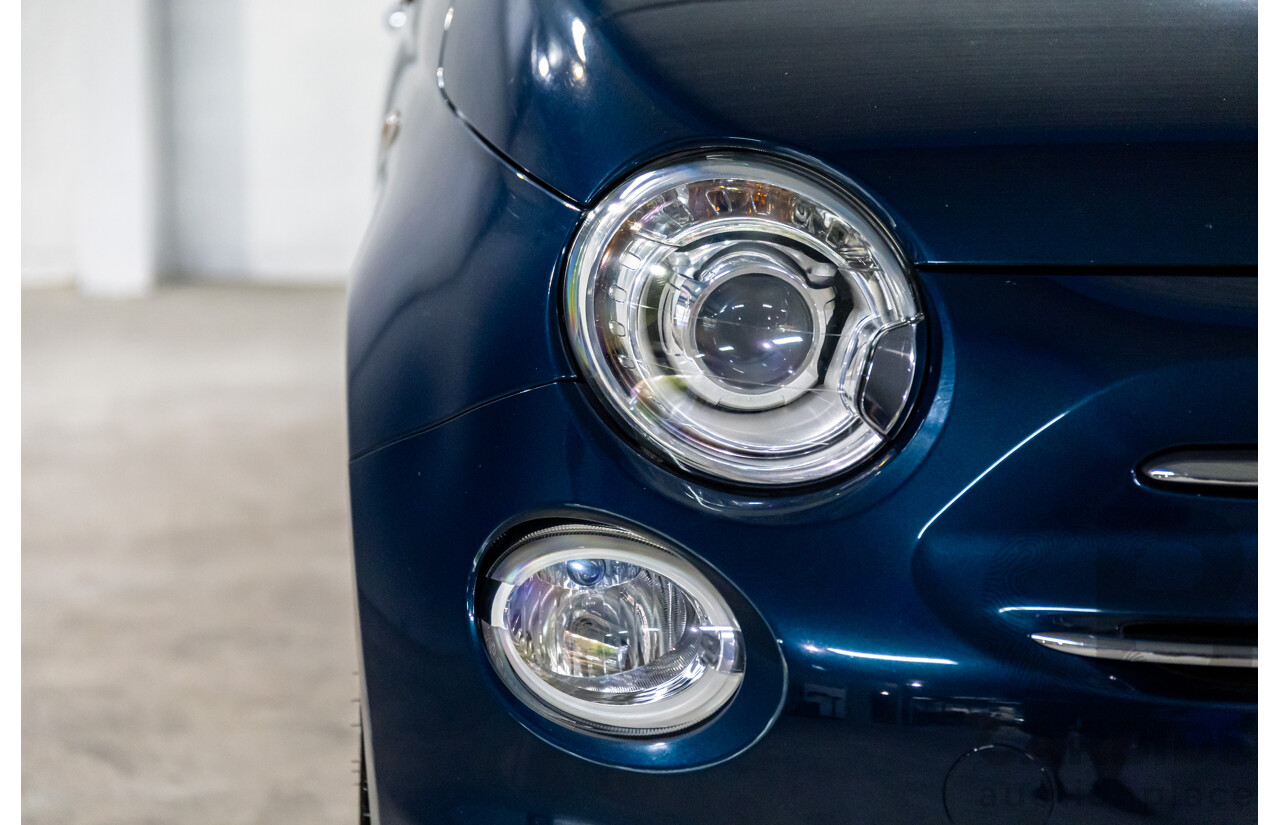 09/2016 Fiat 500 Lounge (FWD) Series 4 3d Hatchback Teal Blue Metallic 1.4L