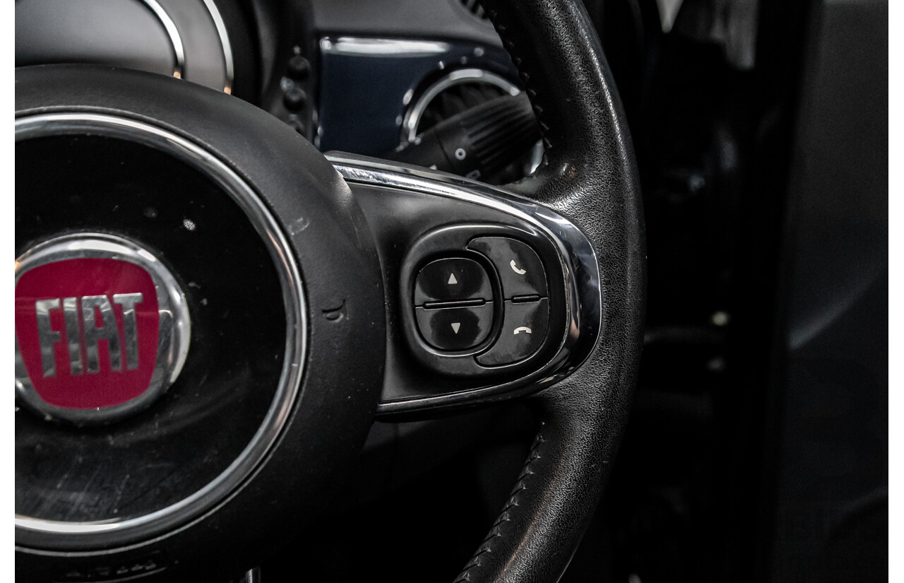 09/2016 Fiat 500 Lounge (FWD) Series 4 3d Hatchback Teal Blue Metallic 1.4L