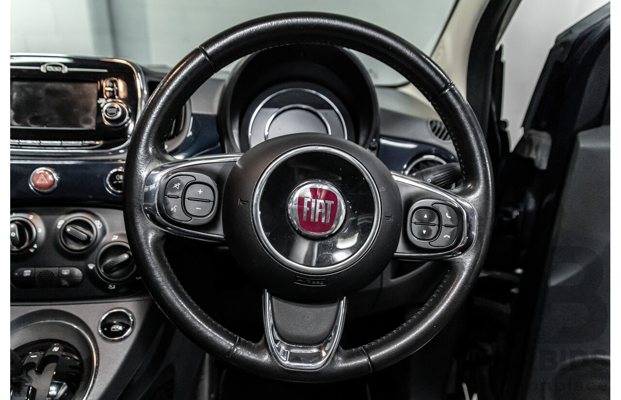 09/2016 Fiat 500 Lounge (FWD) Series 4 3d Hatchback Teal Blue Metallic 1.4L