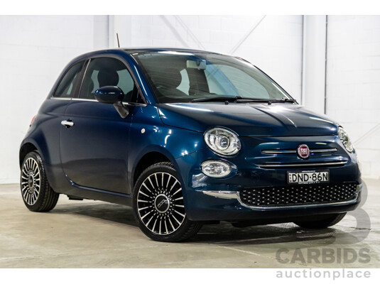 09/2016 Fiat 500 Lounge (FWD) Series 4 3d Hatchback Teal Blue Metallic 1.4L 09/2016 Fiat 500 Lounge (FWD) Series 4 3d Hatchback Teal Blue Metallic 1.4L