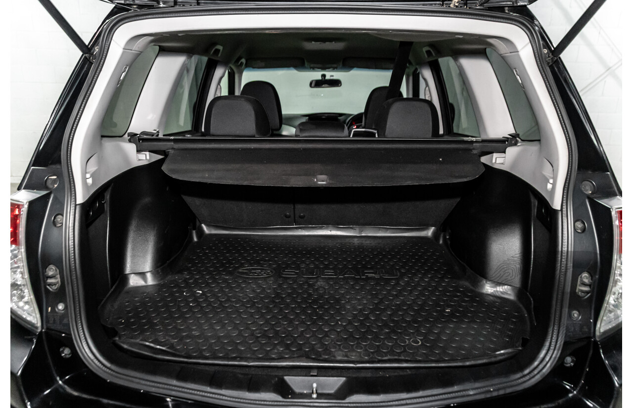 4/2010 Subaru Forester XS MY10 4d Wagon Obsidian Black Pearl 2.5L