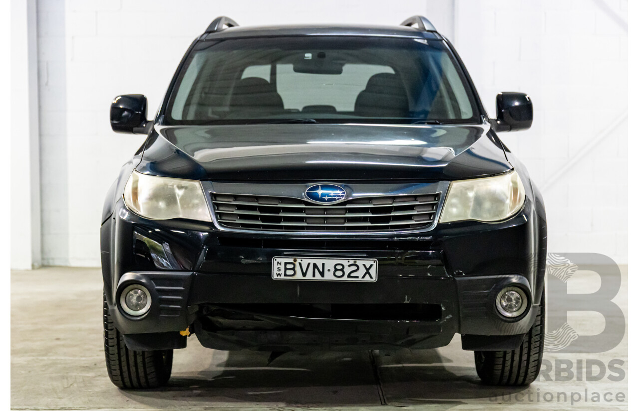4/2010 Subaru Forester XS MY10 4d Wagon Obsidian Black Pearl 2.5L