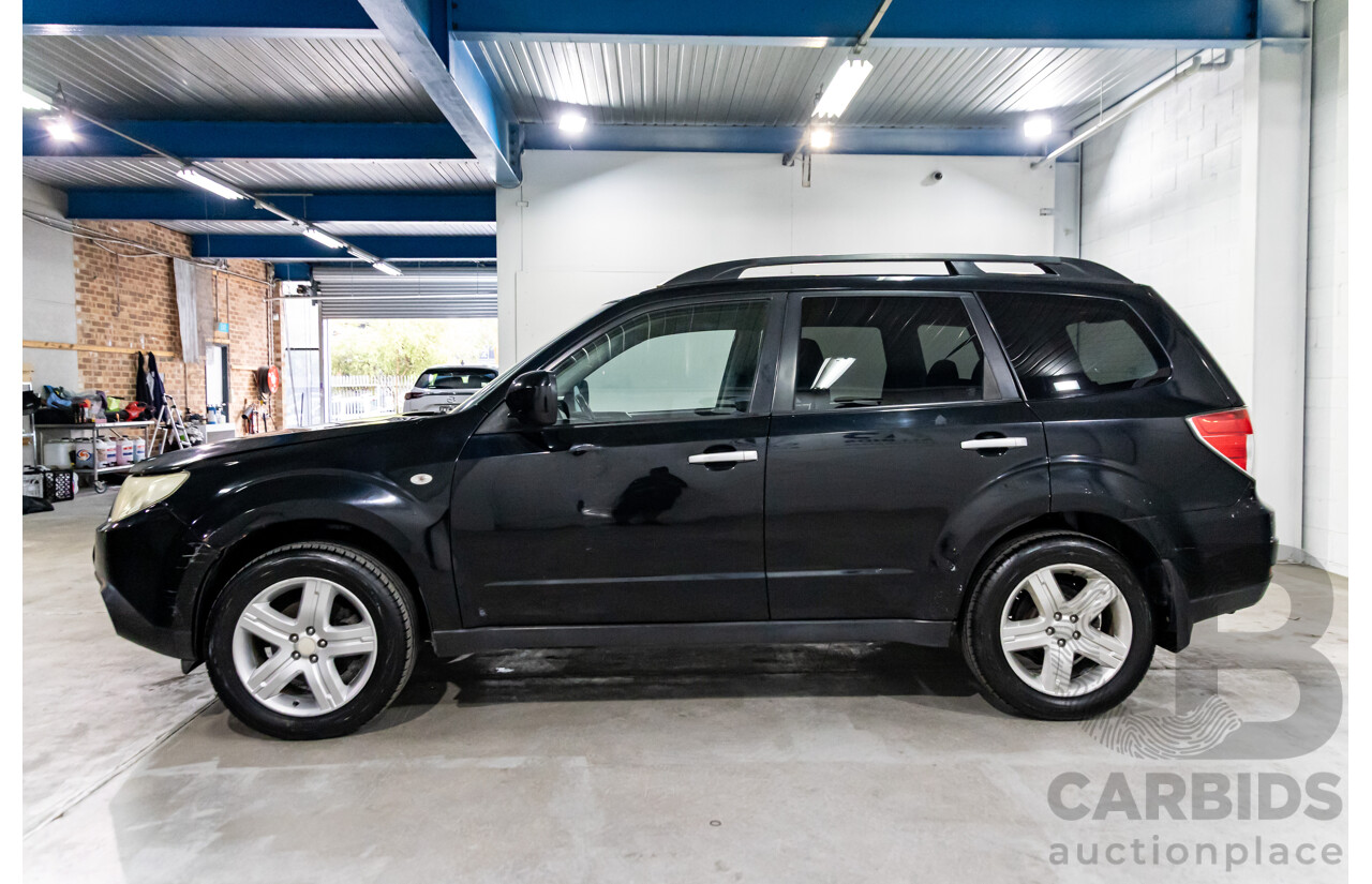 4/2010 Subaru Forester XS MY10 4d Wagon Obsidian Black Pearl 2.5L