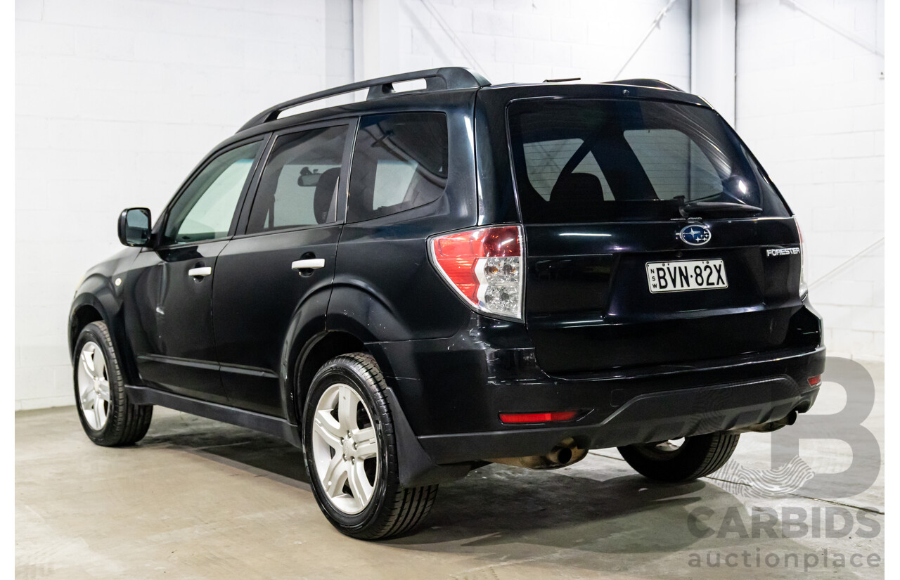 4/2010 Subaru Forester XS MY10 4d Wagon Obsidian Black Pearl 2.5L
