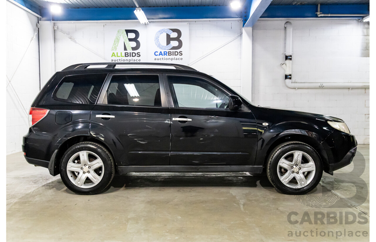 4/2010 Subaru Forester XS MY10 4d Wagon Obsidian Black Pearl 2.5L