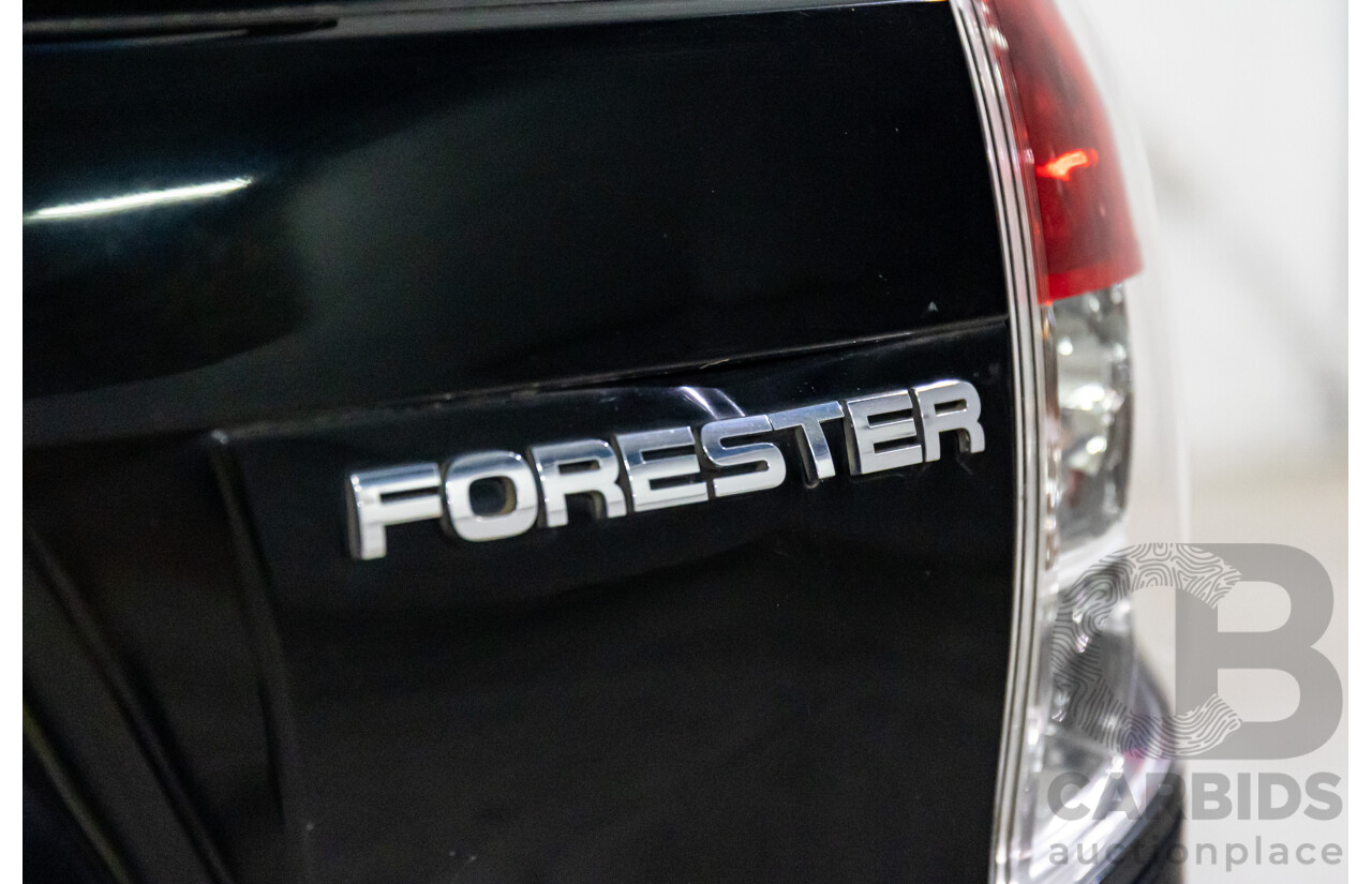 4/2010 Subaru Forester XS MY10 4d Wagon Obsidian Black Pearl 2.5L