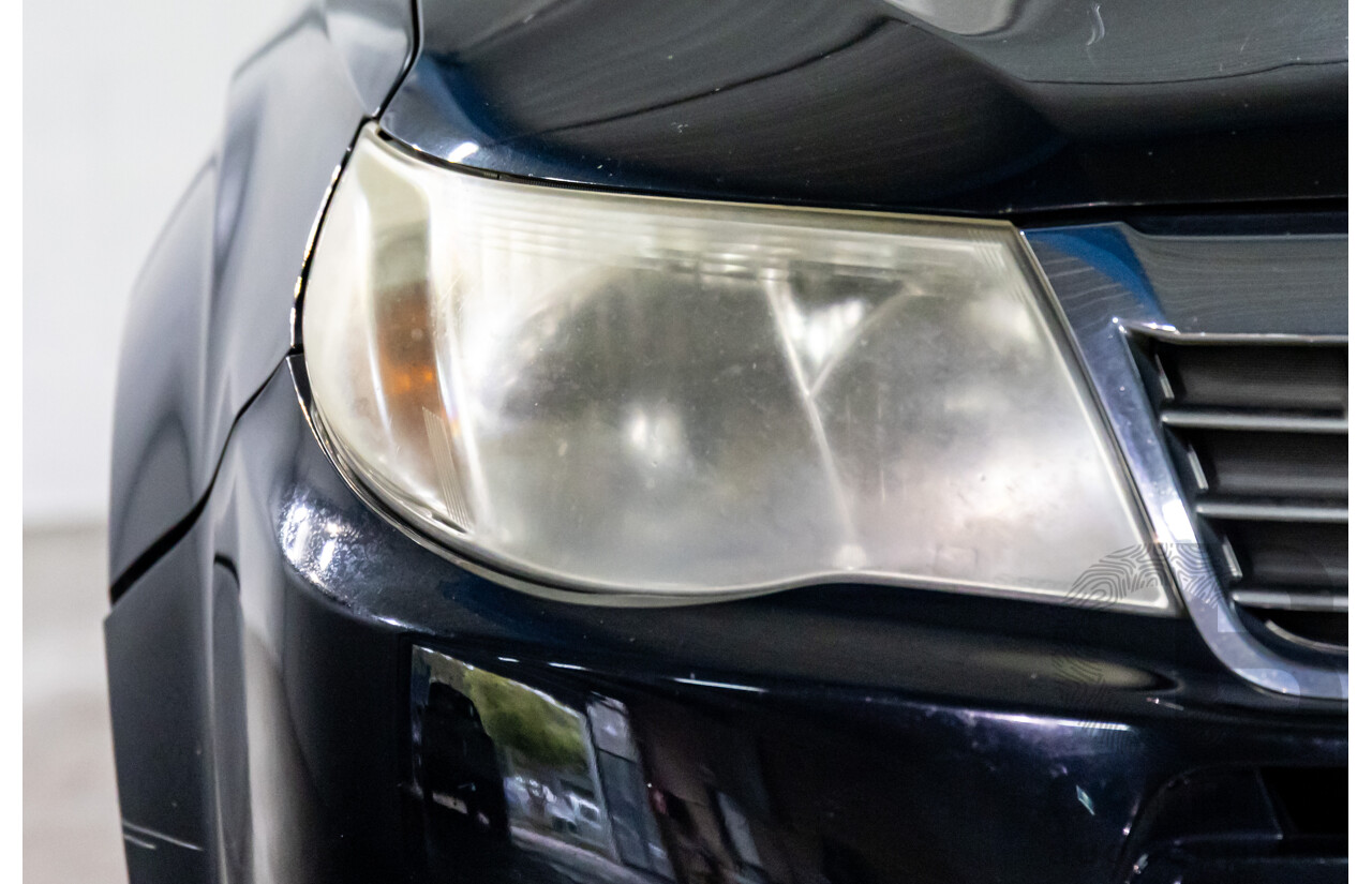 4/2010 Subaru Forester XS MY10 4d Wagon Obsidian Black Pearl 2.5L