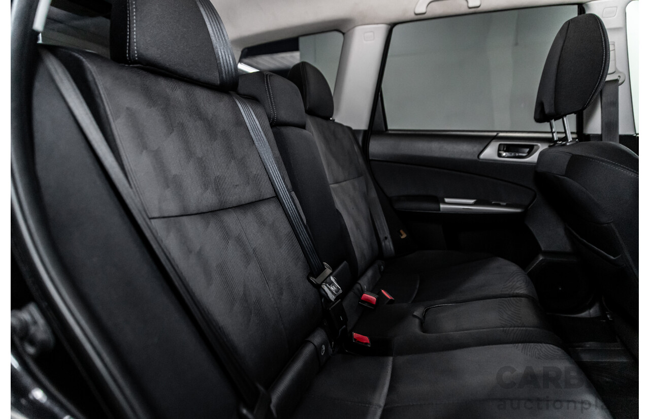 4/2010 Subaru Forester XS MY10 4d Wagon Obsidian Black Pearl 2.5L