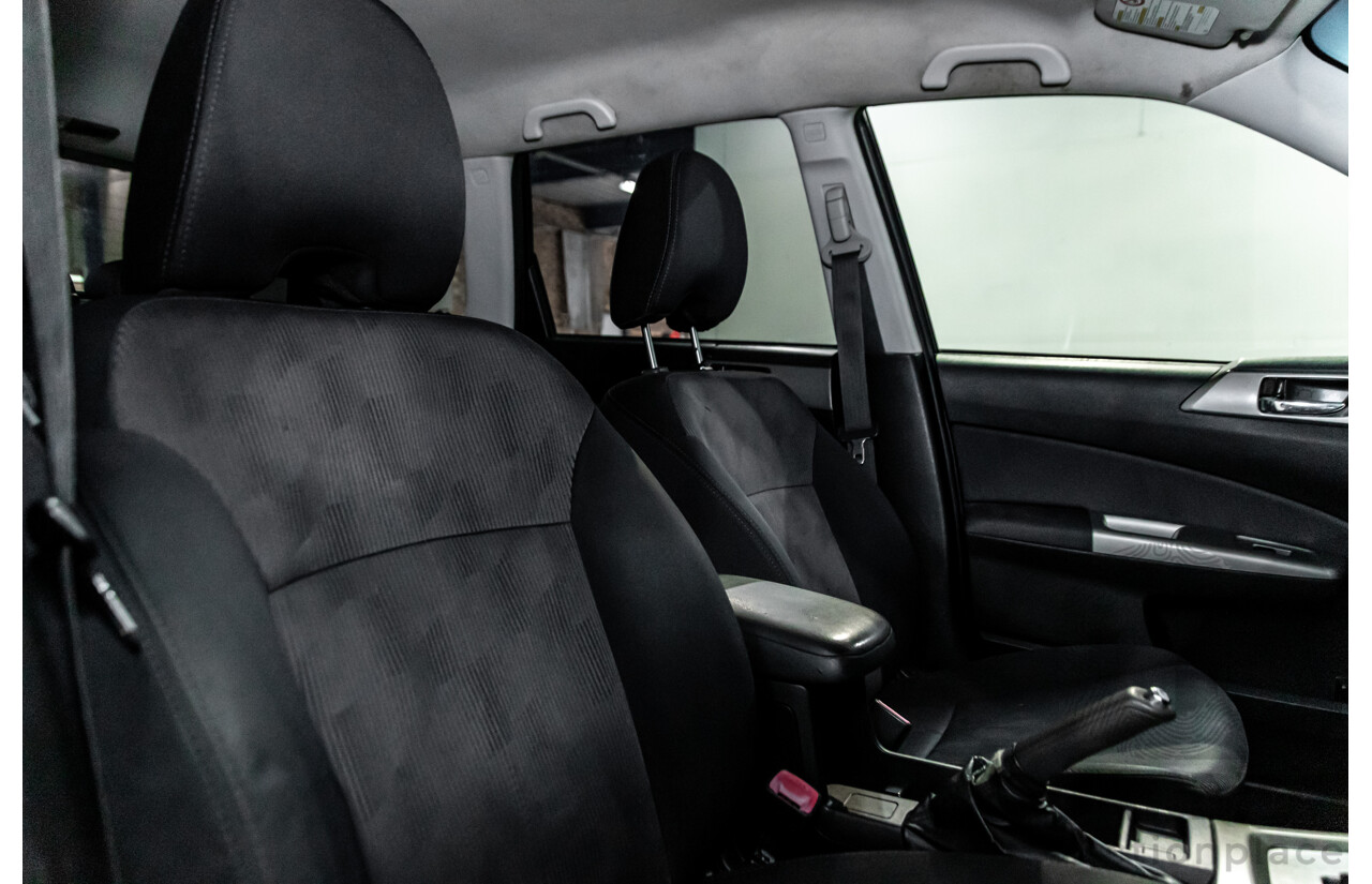 4/2010 Subaru Forester XS MY10 4d Wagon Obsidian Black Pearl 2.5L