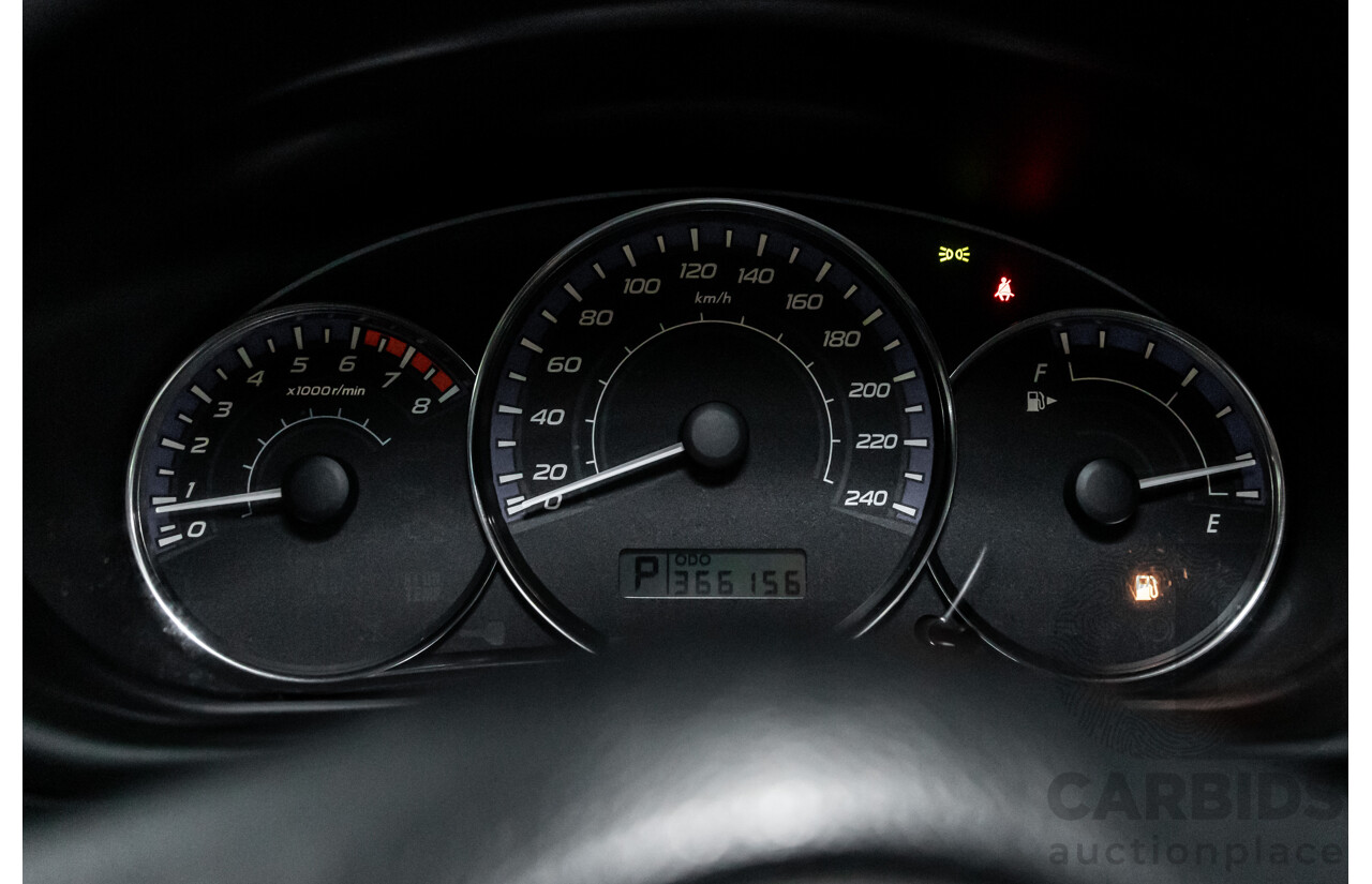 4/2010 Subaru Forester XS MY10 4d Wagon Obsidian Black Pearl 2.5L