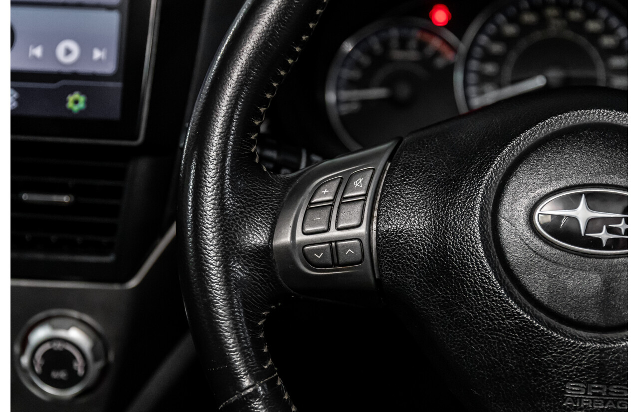 4/2010 Subaru Forester XS MY10 4d Wagon Obsidian Black Pearl 2.5L