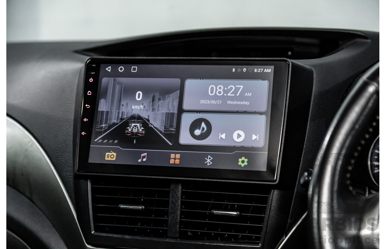 4/2010 Subaru Forester XS MY10 4d Wagon Obsidian Black Pearl 2.5L