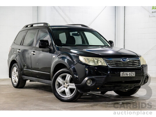 4/2010 Subaru Forester XS MY10 4d Wagon Obsidian Black Pearl 2.5L 4/2010 Subaru Forester XS MY10 4d Wagon Obsidian Black Pearl 2.5L