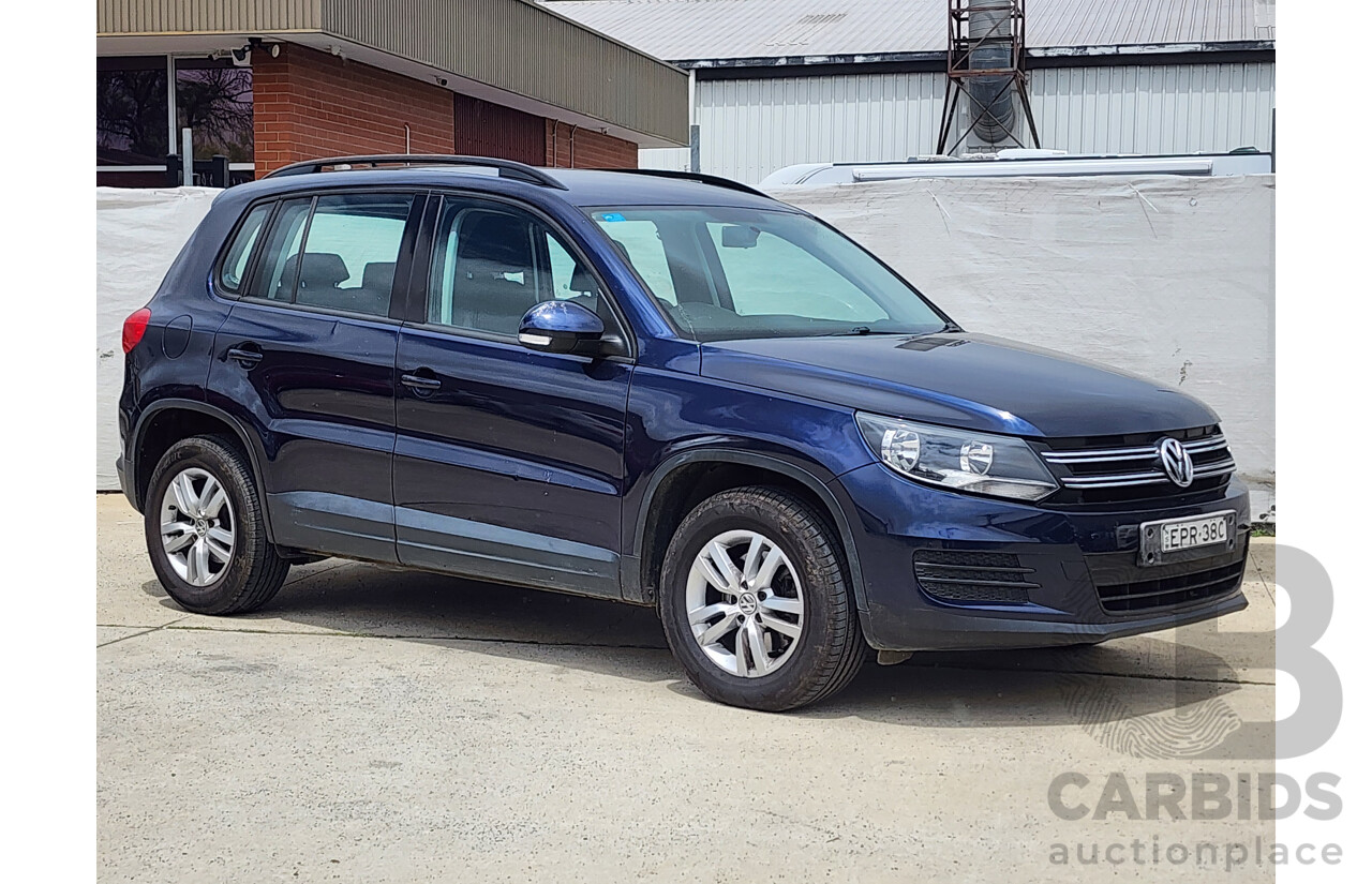 12/2011 Volkswagen Tiguan 132 TSI (4x4) 5NC MY12 4d Wagon Blue 2.0L