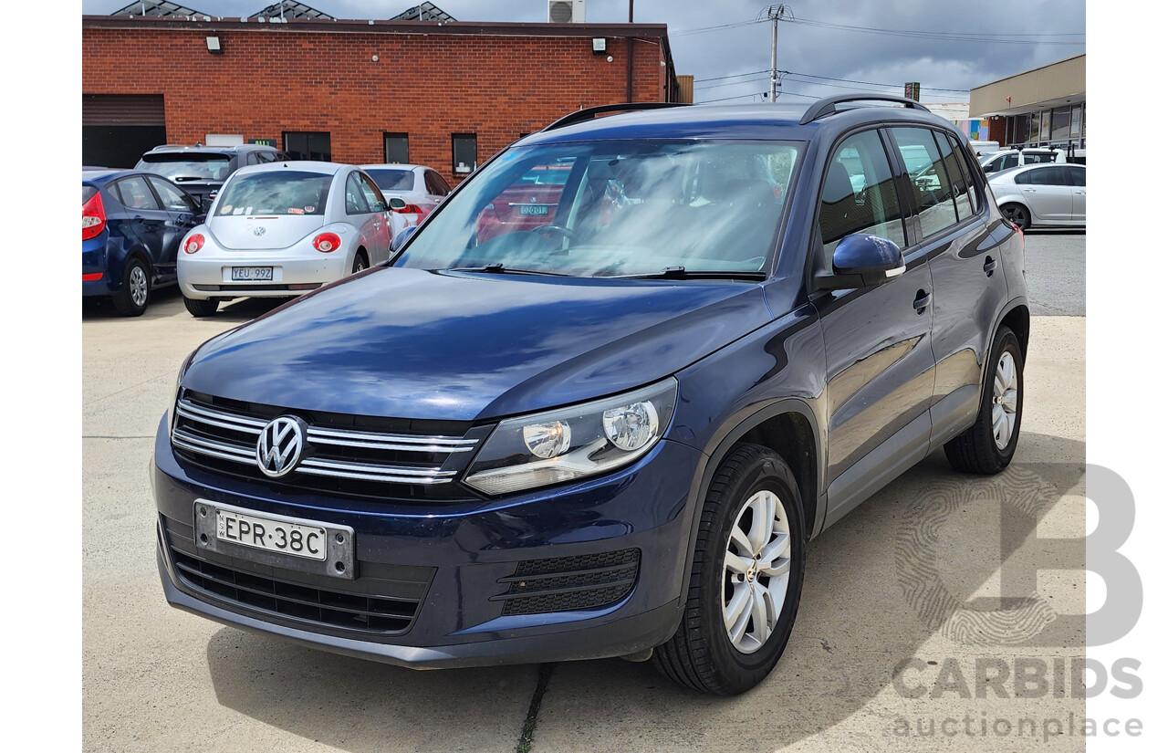 12/2011 Volkswagen Tiguan 132 TSI (4x4) 5NC MY12 4d Wagon Blue 2.0L