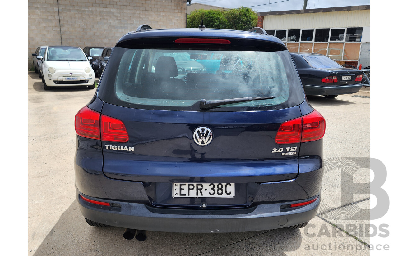 12/2011 Volkswagen Tiguan 132 TSI (4x4) 5NC MY12 4d Wagon Blue 2.0L