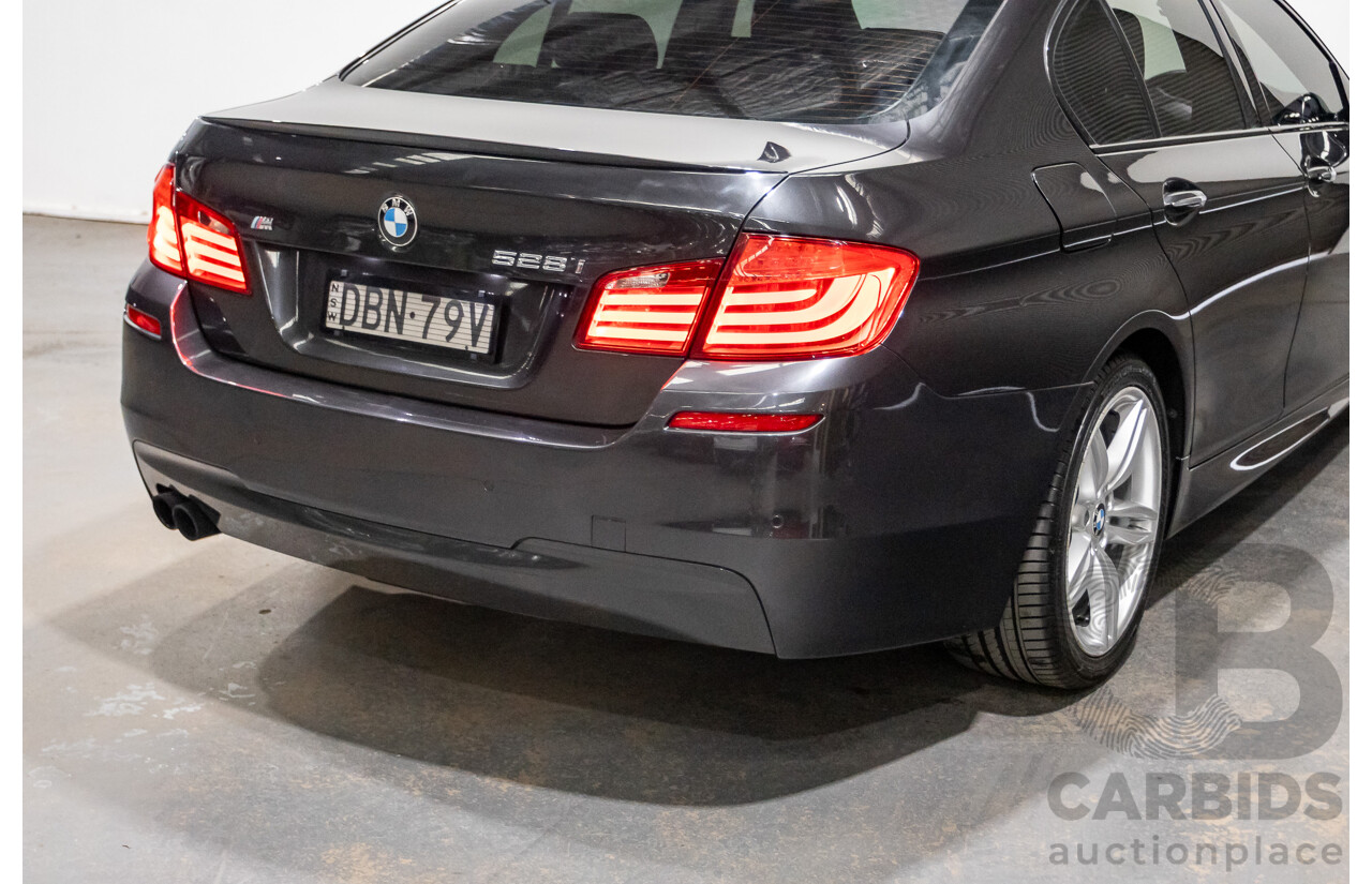 1/2013 BMW 528i F10 M-Sport Pack MY13 4d Sedan Sophisto Grey II Brilliant Effect Turbo 2.0L