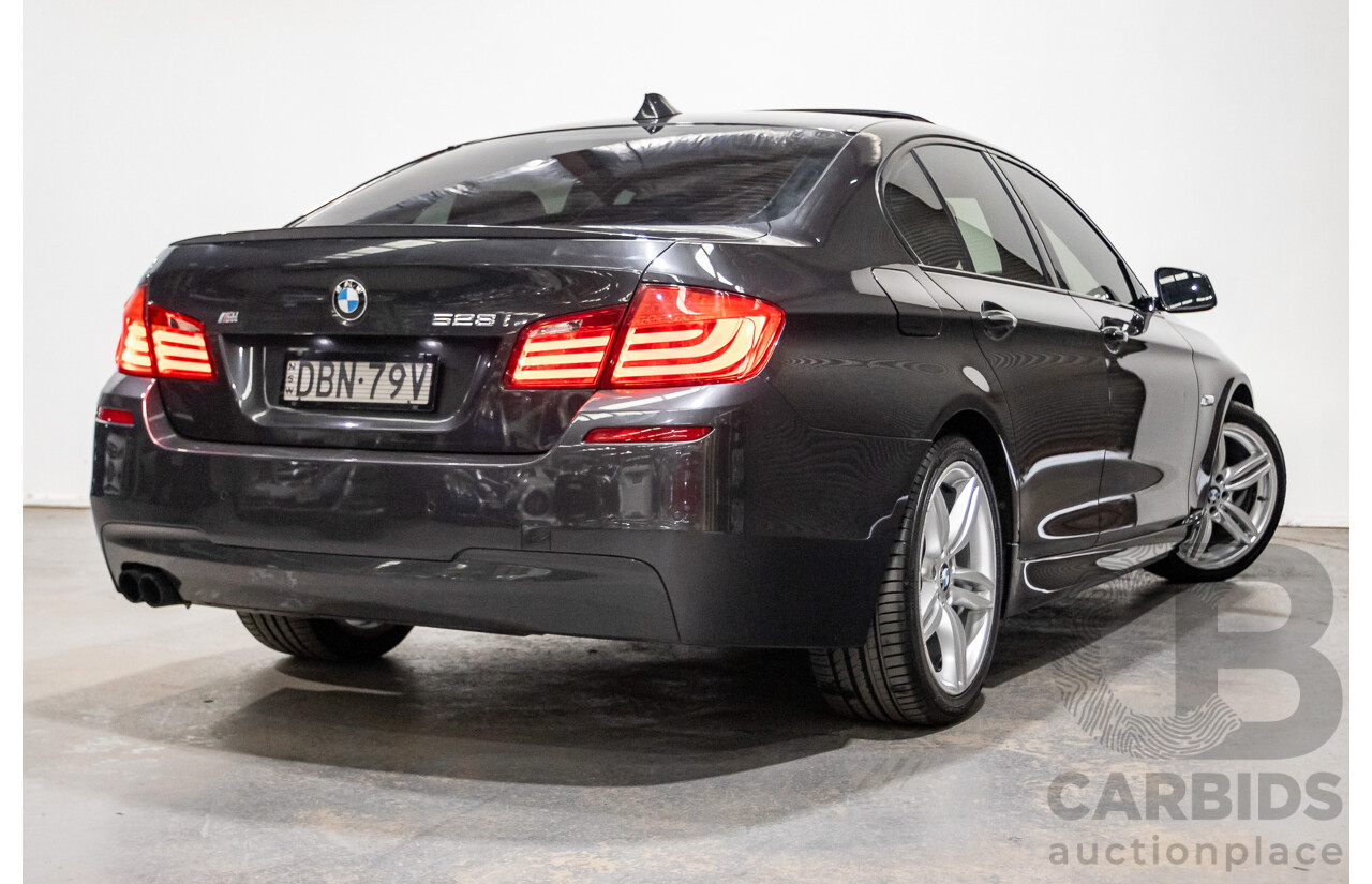 1/2013 BMW 528i F10 M-Sport Pack MY13 4d Sedan Sophisto Grey II Brilliant Effect Turbo 2.0L