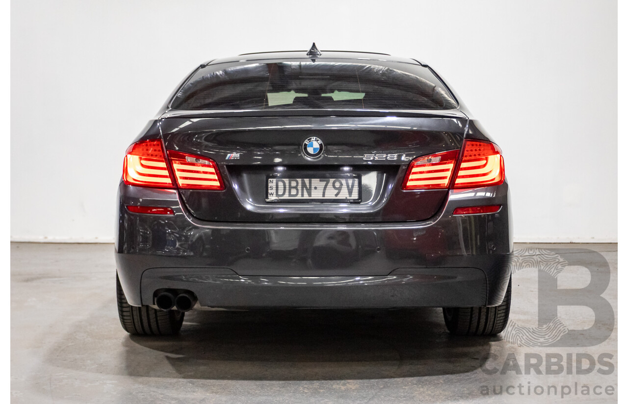 1/2013 BMW 528i F10 M-Sport Pack MY13 4d Sedan Sophisto Grey II Brilliant Effect Turbo 2.0L