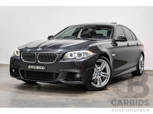 1/2013 BMW 528i F10 M-Sport Pack MY13 4d Sedan Sophisto Grey II Brilliant Effect Turbo 2.0L 1/2013 BMW 528i F10 M-Sport Pack MY13 4d Sedan Sophisto Grey II Brilliant Effect Turbo 2.0L