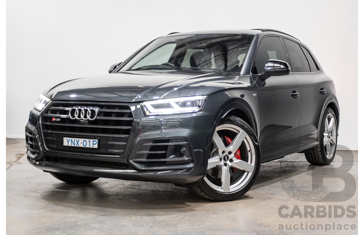08/2017 Audi SQ5 3.0 TFSI Quattro (AWD) FY MY17 4d Wagon Daytona Grey Pearl Turbo V6 3.0L
