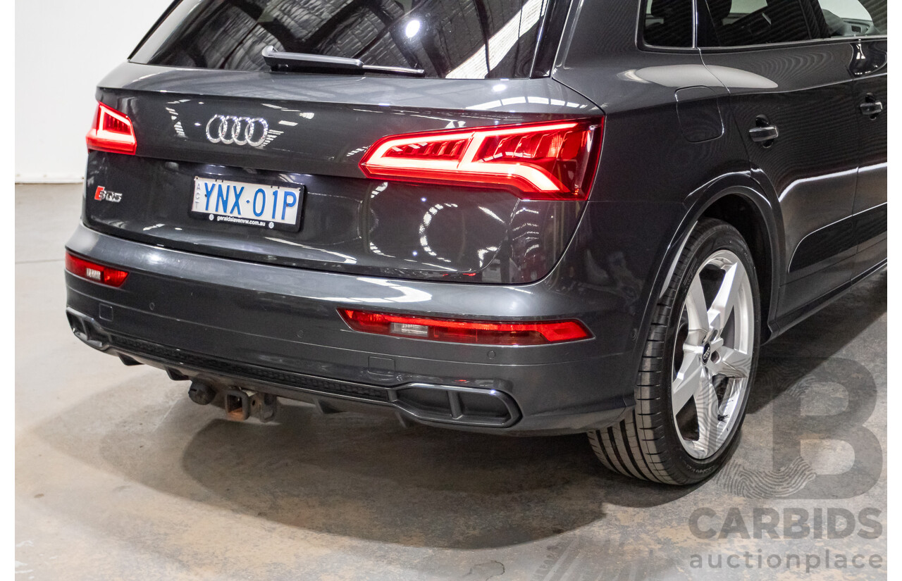 08/2017 Audi SQ5 3.0 TFSI Quattro (AWD) FY MY17 4d Wagon Daytona Grey Pearl Turbo V6 3.0L
