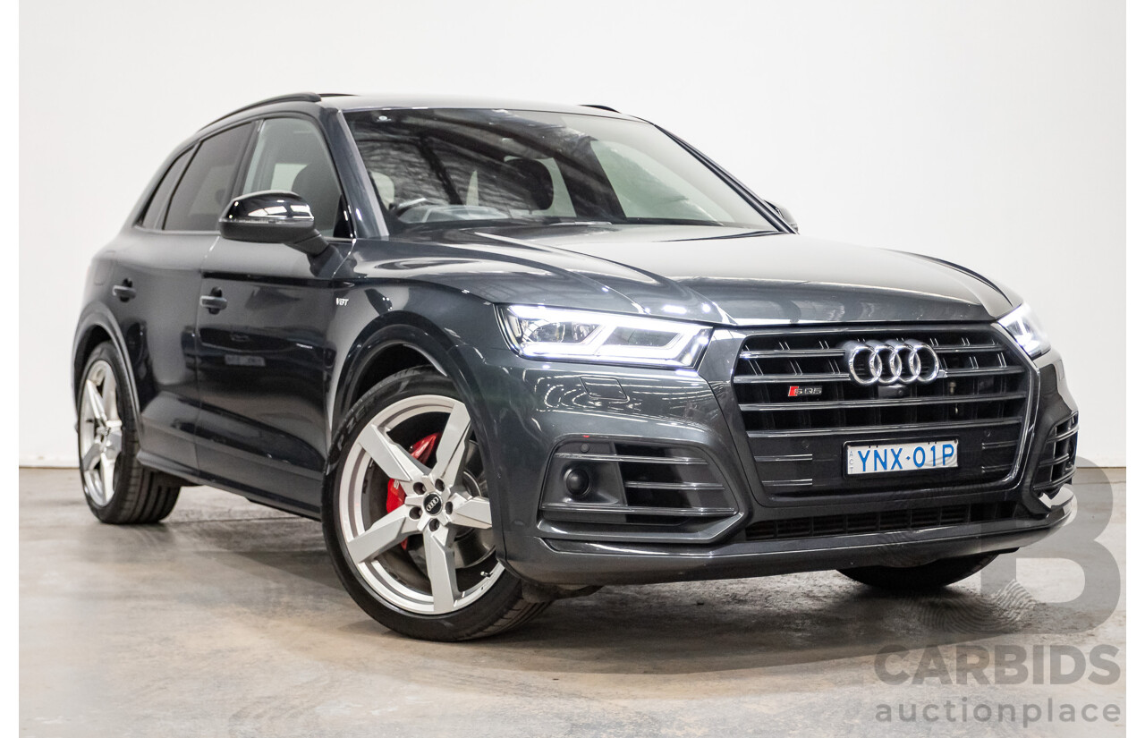 08/2017 Audi SQ5 3.0 TFSI Quattro (AWD) FY MY17 4d Wagon Daytona Grey Pearl Turbo V6 3.0L