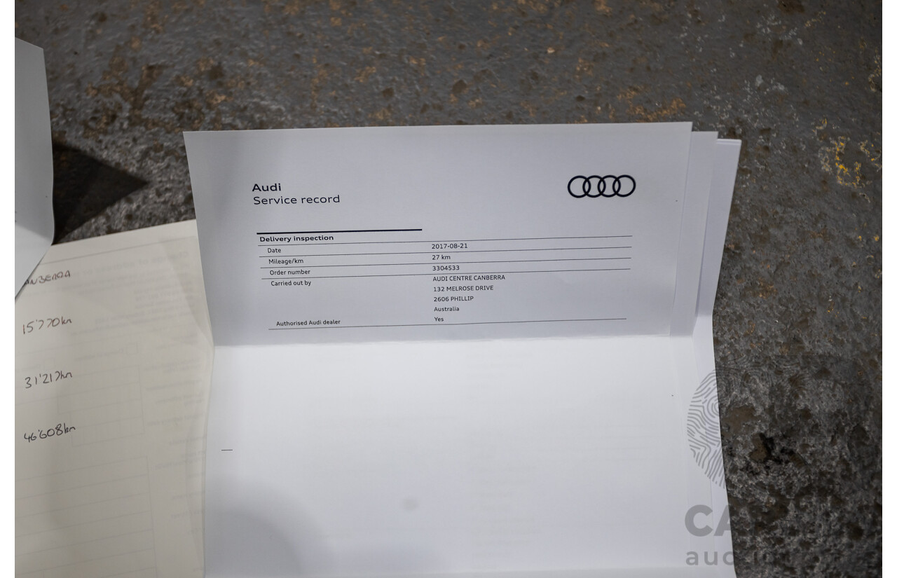 08/2017 Audi SQ5 3.0 TFSI Quattro (AWD) FY MY17 4d Wagon Daytona Grey Pearl Turbo V6 3.0L