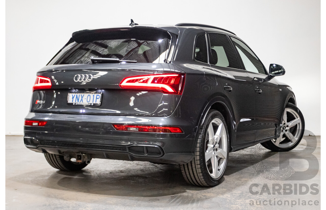 08/2017 Audi SQ5 3.0 TFSI Quattro (AWD) FY MY17 4d Wagon Daytona Grey Pearl Turbo V6 3.0L