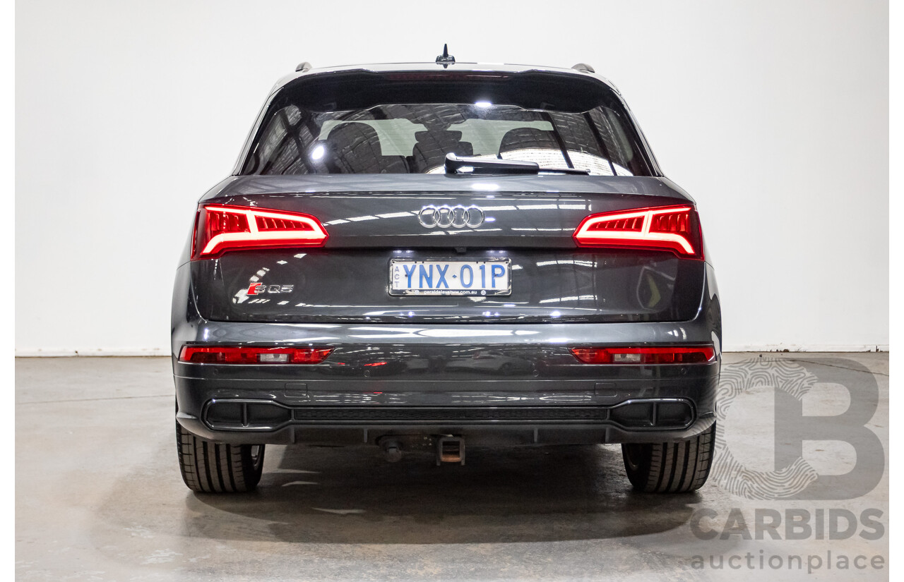 08/2017 Audi SQ5 3.0 TFSI Quattro (AWD) FY MY17 4d Wagon Daytona Grey Pearl Turbo V6 3.0L