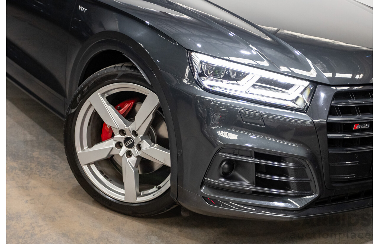 08/2017 Audi SQ5 3.0 TFSI Quattro (AWD) FY MY17 4d Wagon Daytona Grey Pearl Turbo V6 3.0L