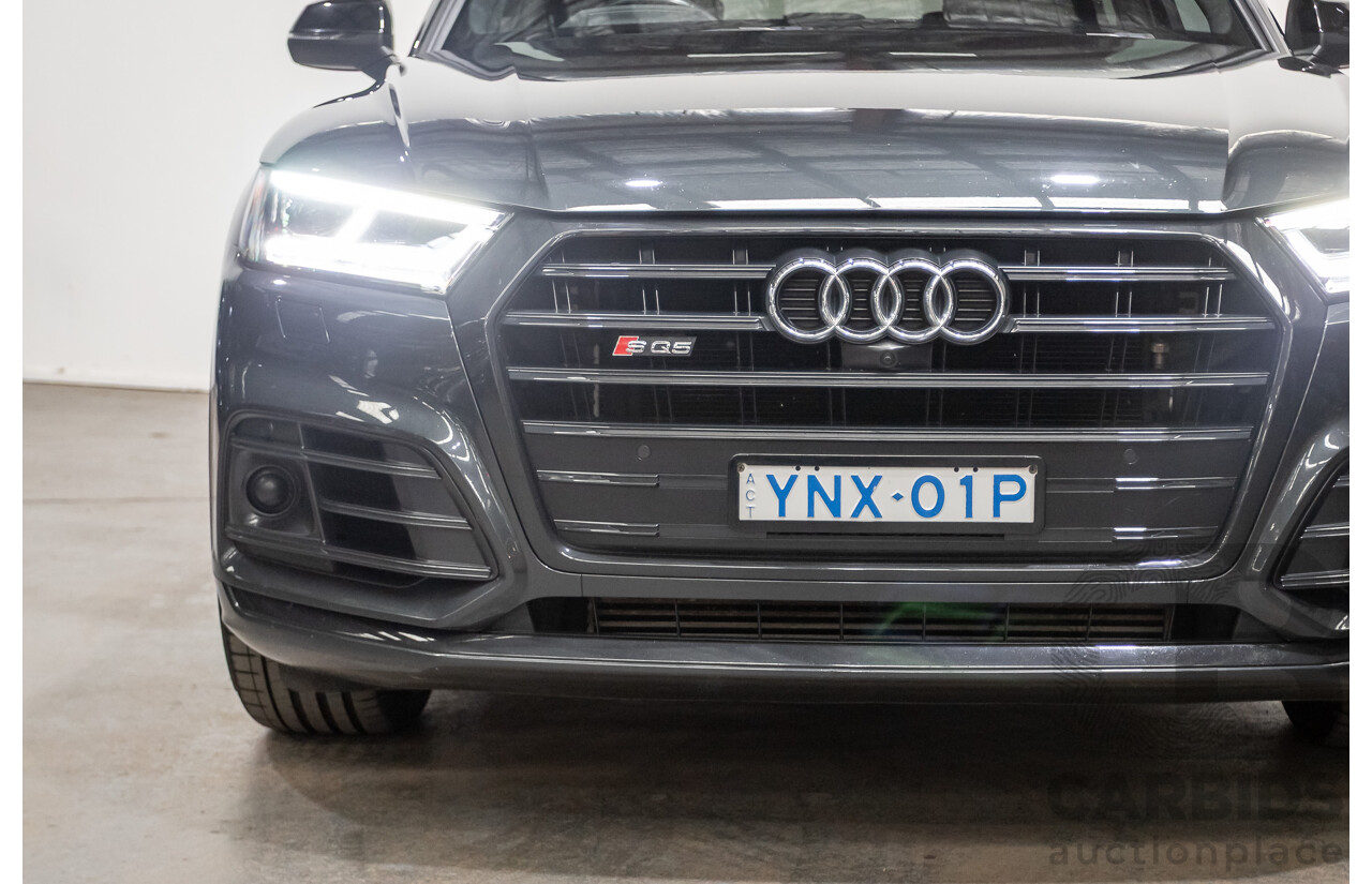 08/2017 Audi SQ5 3.0 TFSI Quattro (AWD) FY MY17 4d Wagon Daytona Grey Pearl Turbo V6 3.0L