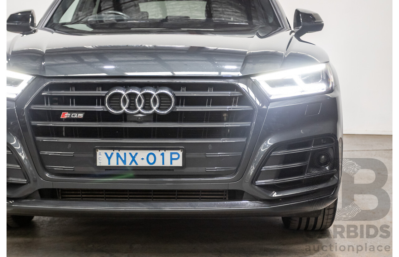 08/2017 Audi SQ5 3.0 TFSI Quattro (AWD) FY MY17 4d Wagon Daytona Grey Pearl Turbo V6 3.0L