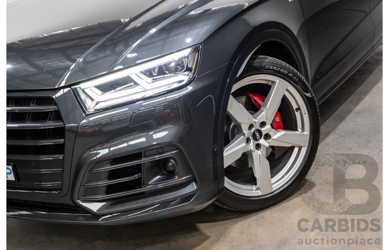 08/2017 Audi SQ5 3.0 TFSI Quattro (AWD) FY MY17 4d Wagon Daytona Grey Pearl Turbo V6 3.0L