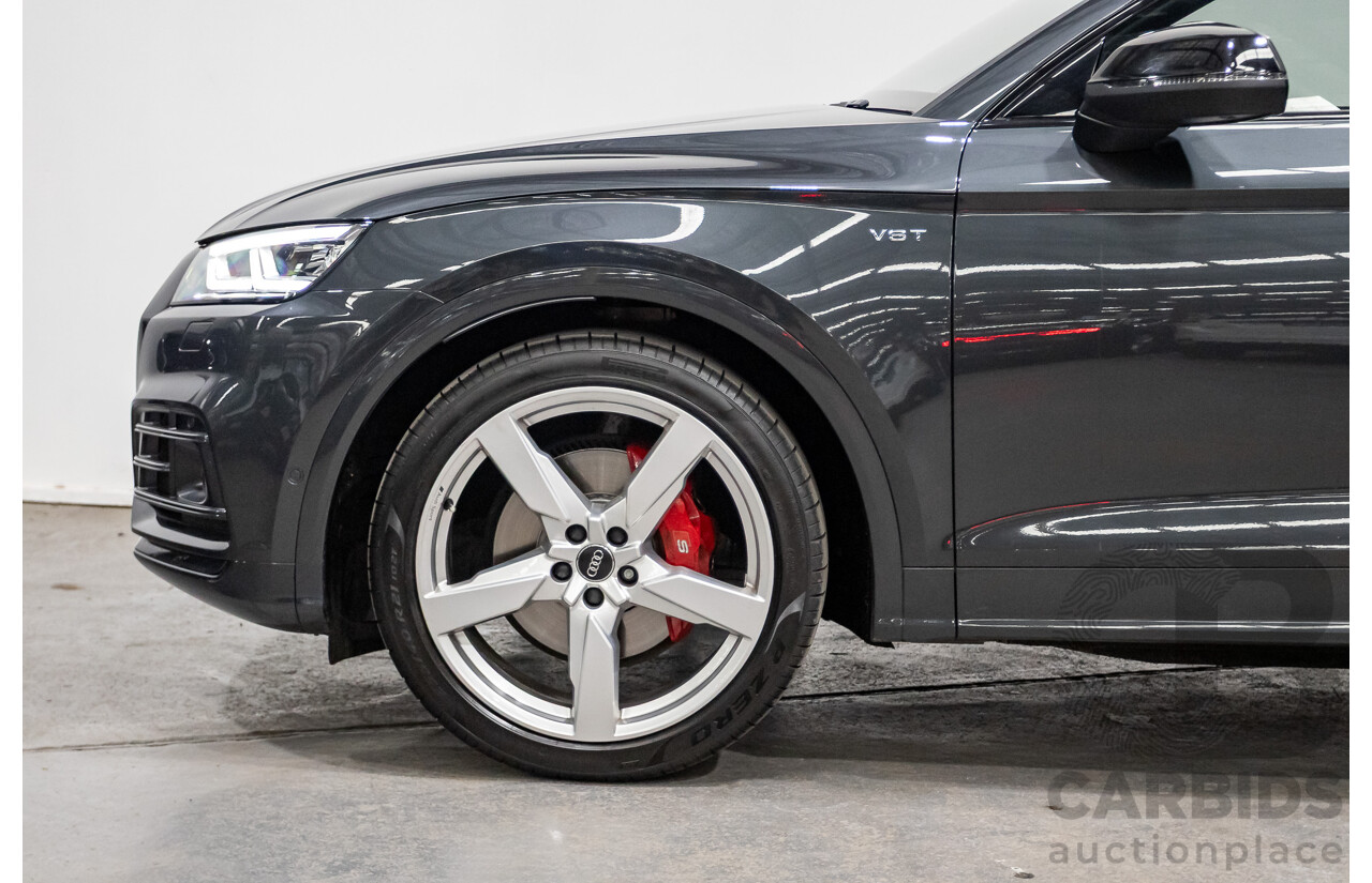 08/2017 Audi SQ5 3.0 TFSI Quattro (AWD) FY MY17 4d Wagon Daytona Grey Pearl Turbo V6 3.0L