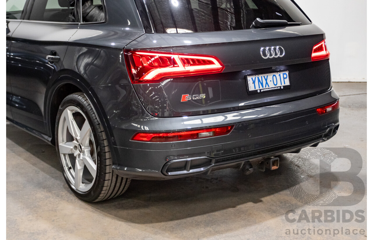 08/2017 Audi SQ5 3.0 TFSI Quattro (AWD) FY MY17 4d Wagon Daytona Grey Pearl Turbo V6 3.0L