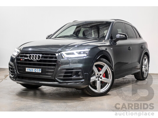 08/2017 Audi SQ5 3.0 TFSI Quattro (AWD) FY MY17 4d Wagon Daytona Grey Pearl Turbo V6 3.0L 08/2017 Audi SQ5 3.0 TFSI Quattro (AWD) FY MY17 4d Wagon Daytona Grey Pearl Turbo V6 3.0L