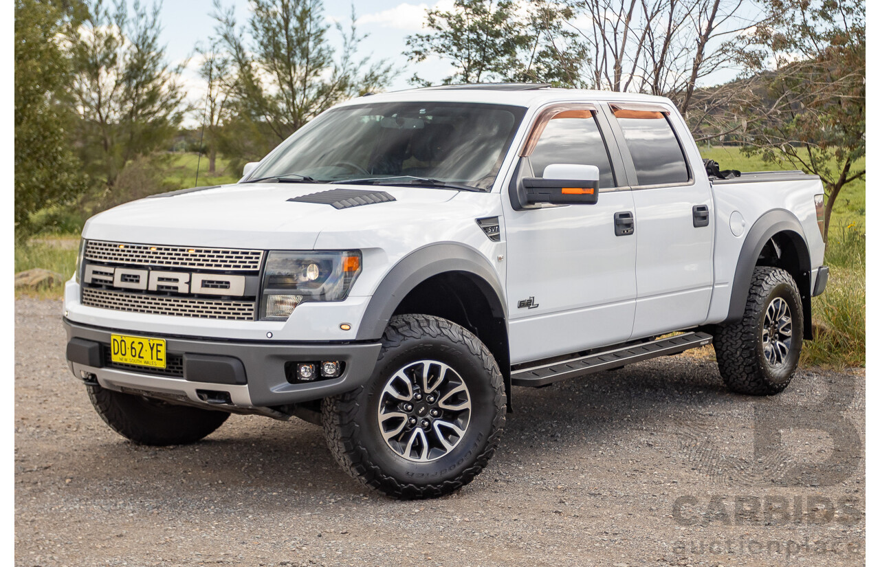 05/2015 Ford F-150 SVT Raptor LWB (4x4) MY15 4d Super Crew Cab Oxford White V8 6.2L