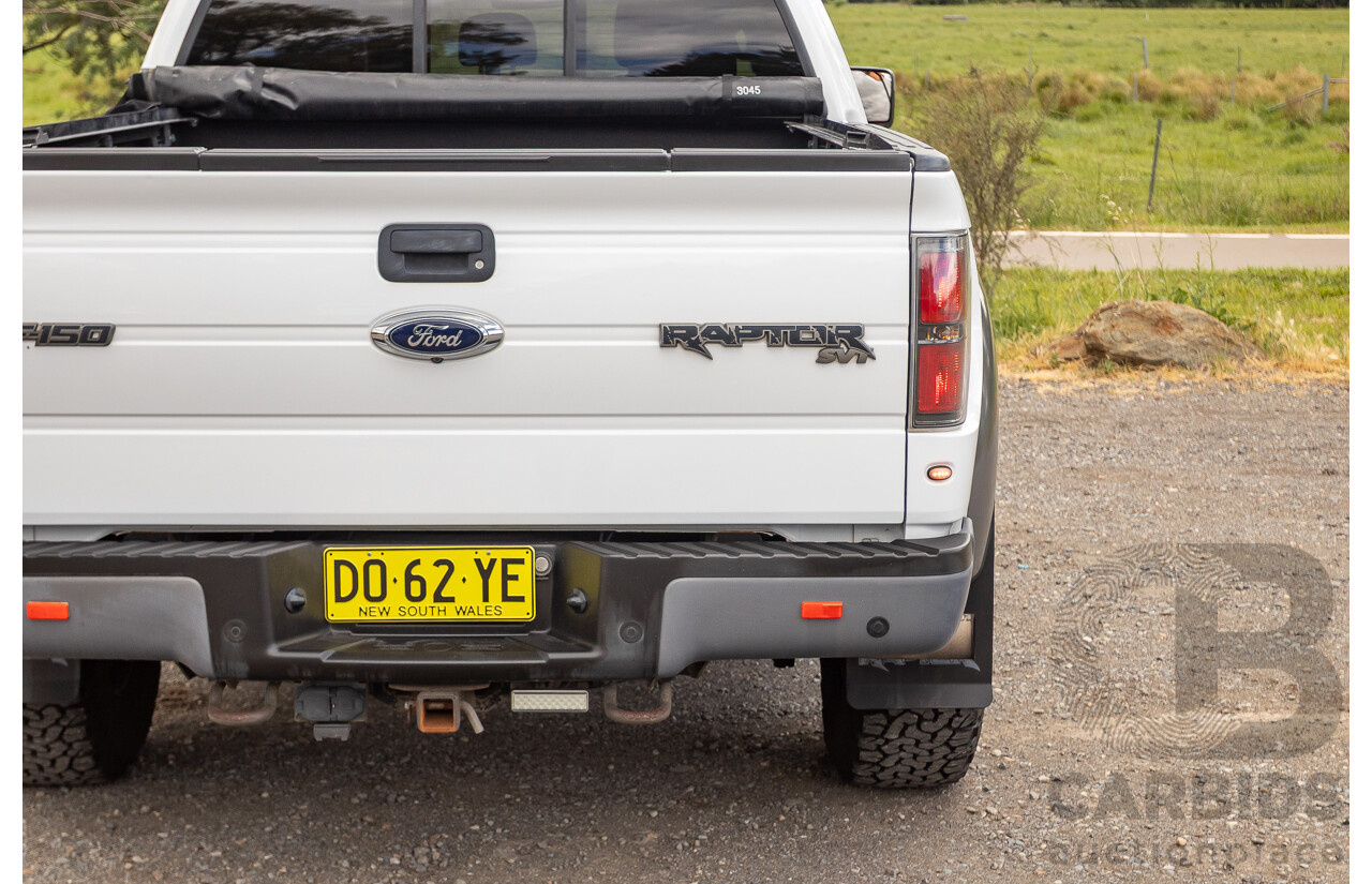 05/2015 Ford F-150 SVT Raptor LWB (4x4) MY15 4d Super Crew Cab Oxford White V8 6.2L