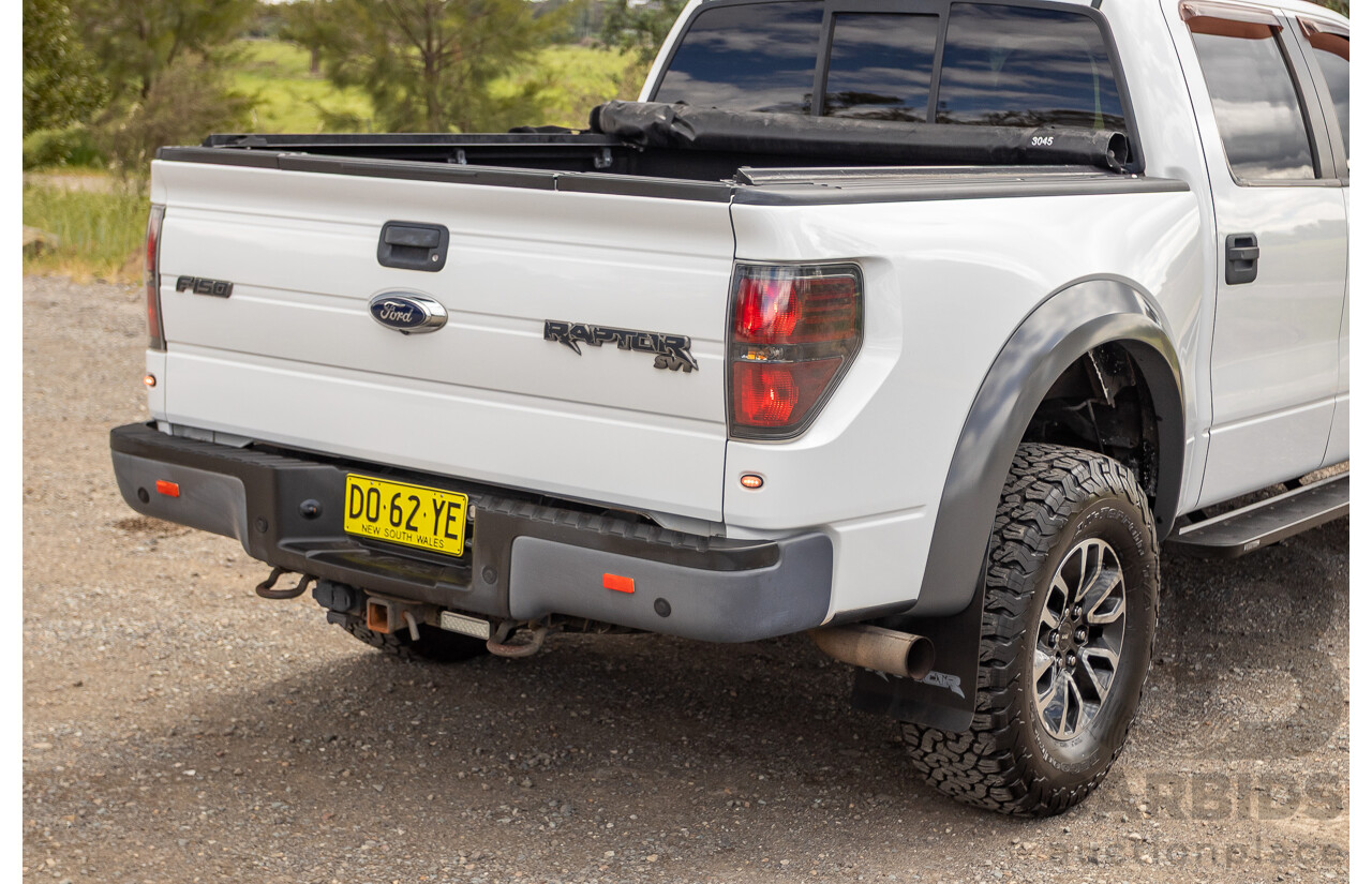 05/2015 Ford F-150 SVT Raptor LWB (4x4) MY15 4d Super Crew Cab Oxford White V8 6.2L