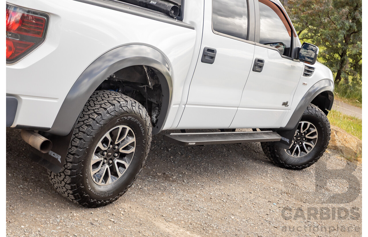 05/2015 Ford F-150 SVT Raptor LWB (4x4) MY15 4d Super Crew Cab Oxford White V8 6.2L