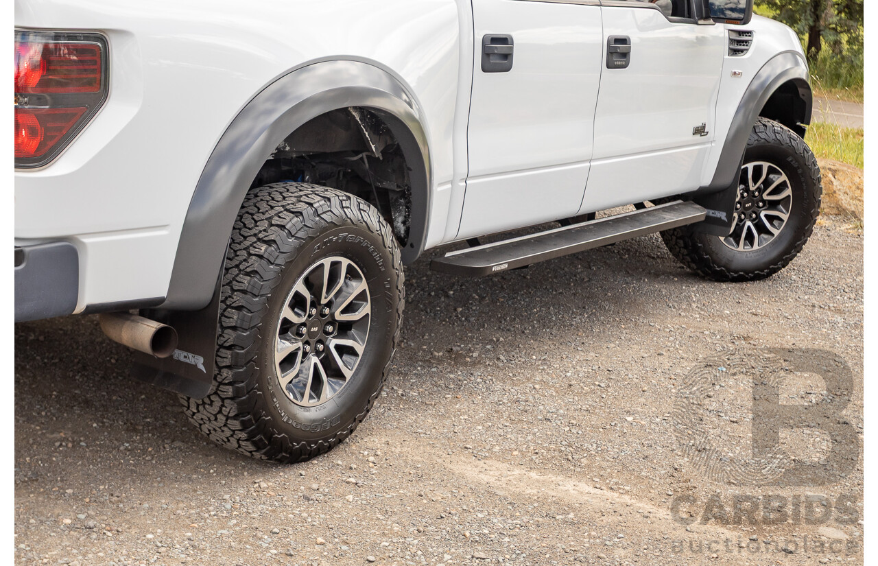 05/2015 Ford F-150 SVT Raptor LWB (4x4) MY15 4d Super Crew Cab Oxford White V8 6.2L
