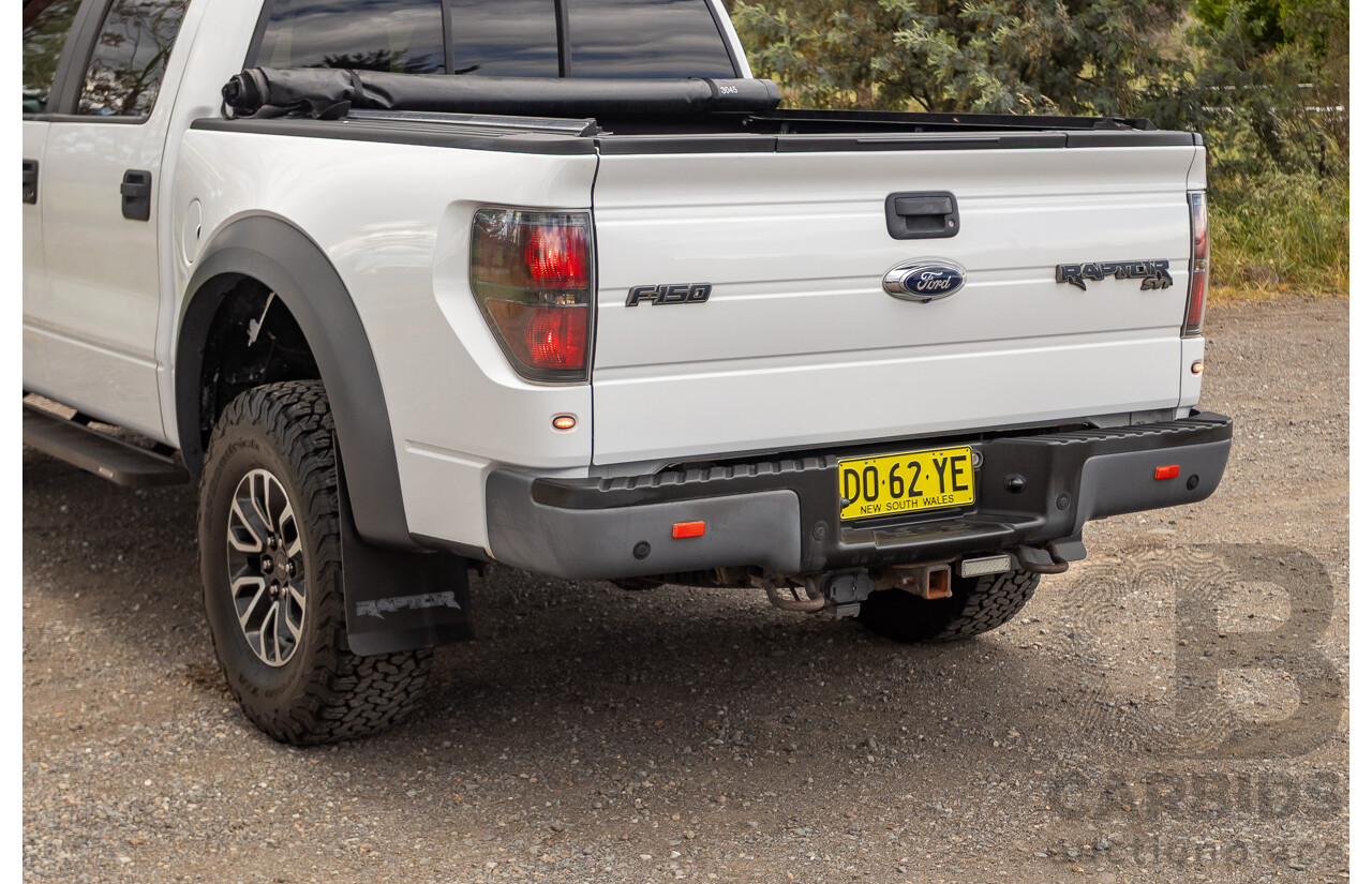 05/2015 Ford F-150 SVT Raptor LWB (4x4) MY15 4d Super Crew Cab Oxford White V8 6.2L