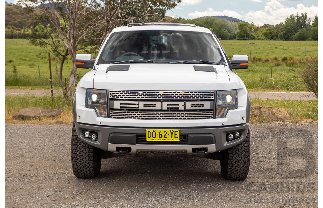 05/2015 Ford F-150 SVT Raptor LWB (4x4) MY15 4d Super Crew Cab Oxford White V8 6.2L