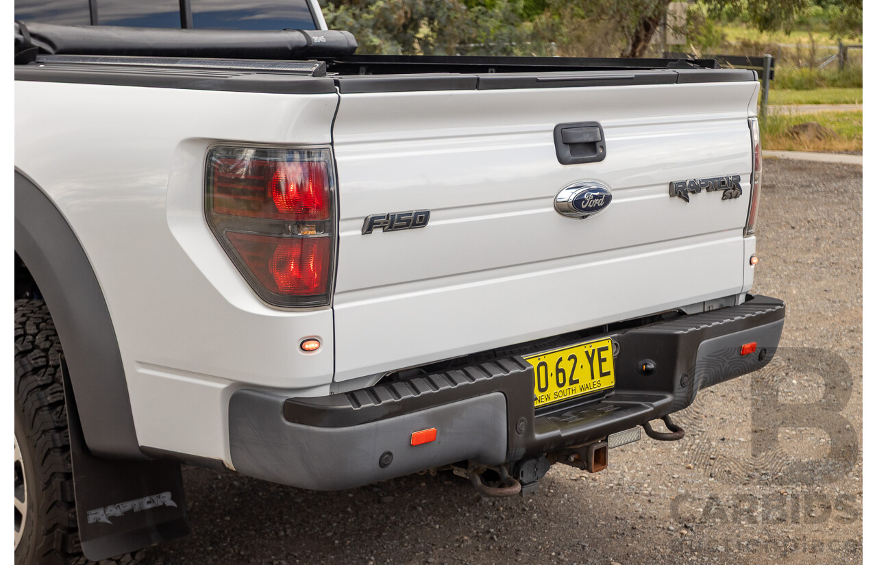 05/2015 Ford F-150 SVT Raptor LWB (4x4) MY15 4d Super Crew Cab Oxford White V8 6.2L