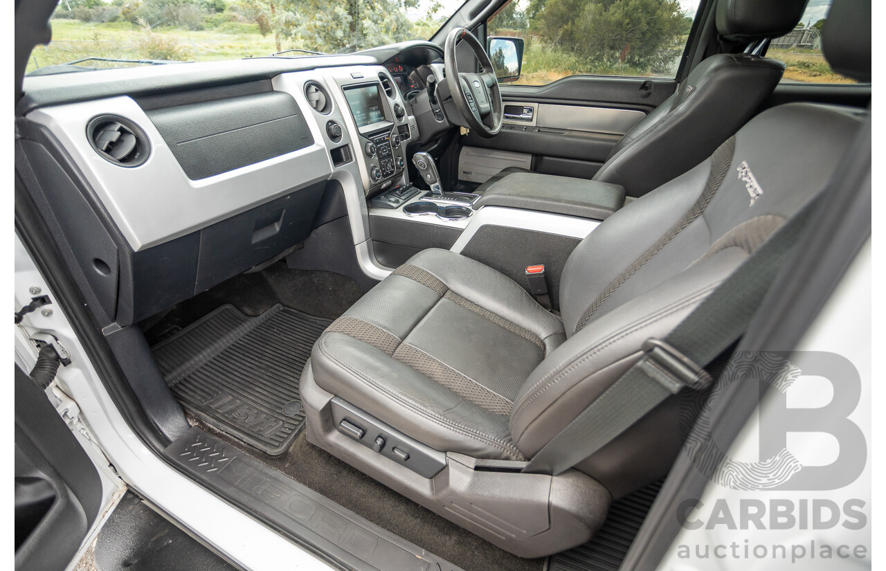 05/2015 Ford F-150 SVT Raptor LWB (4x4) MY15 4d Super Crew Cab Oxford White V8 6.2L