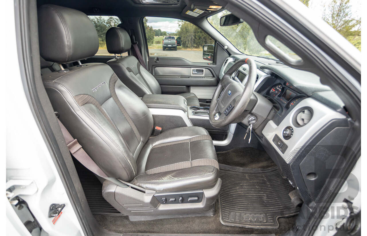 05/2015 Ford F-150 SVT Raptor LWB (4x4) MY15 4d Super Crew Cab Oxford White V8 6.2L