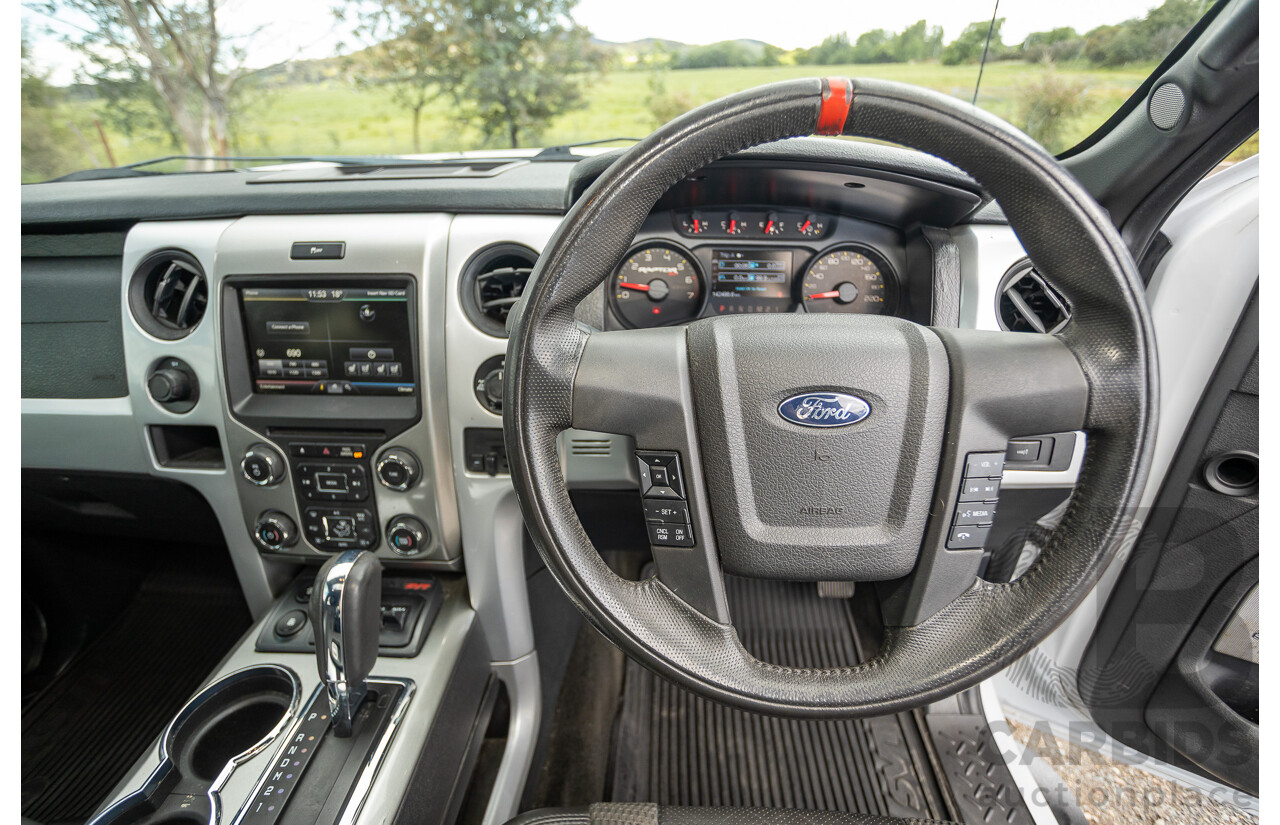 05/2015 Ford F-150 SVT Raptor LWB (4x4) MY15 4d Super Crew Cab Oxford White V8 6.2L