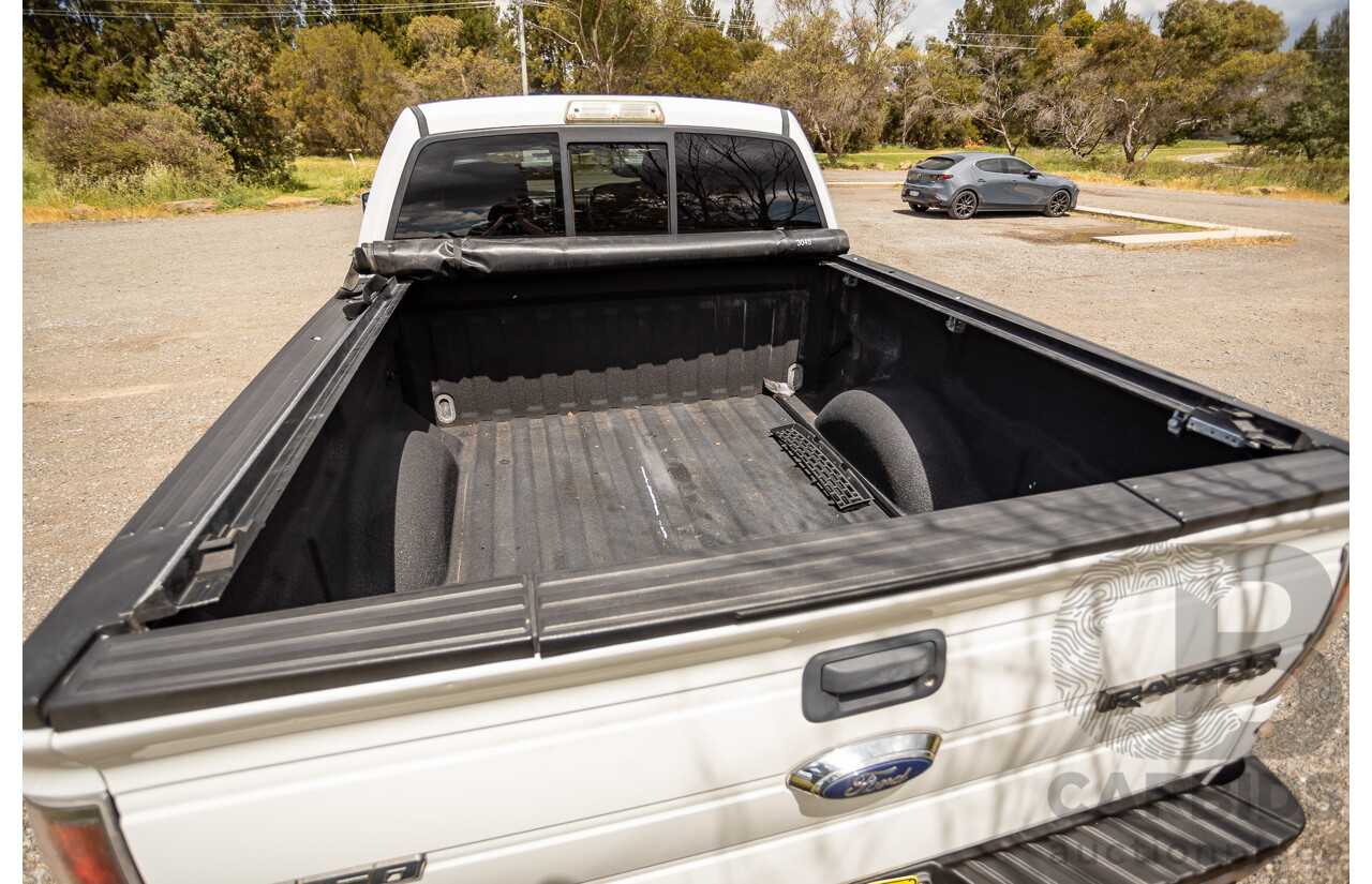 05/2015 Ford F-150 SVT Raptor LWB (4x4) MY15 4d Super Crew Cab Oxford White V8 6.2L