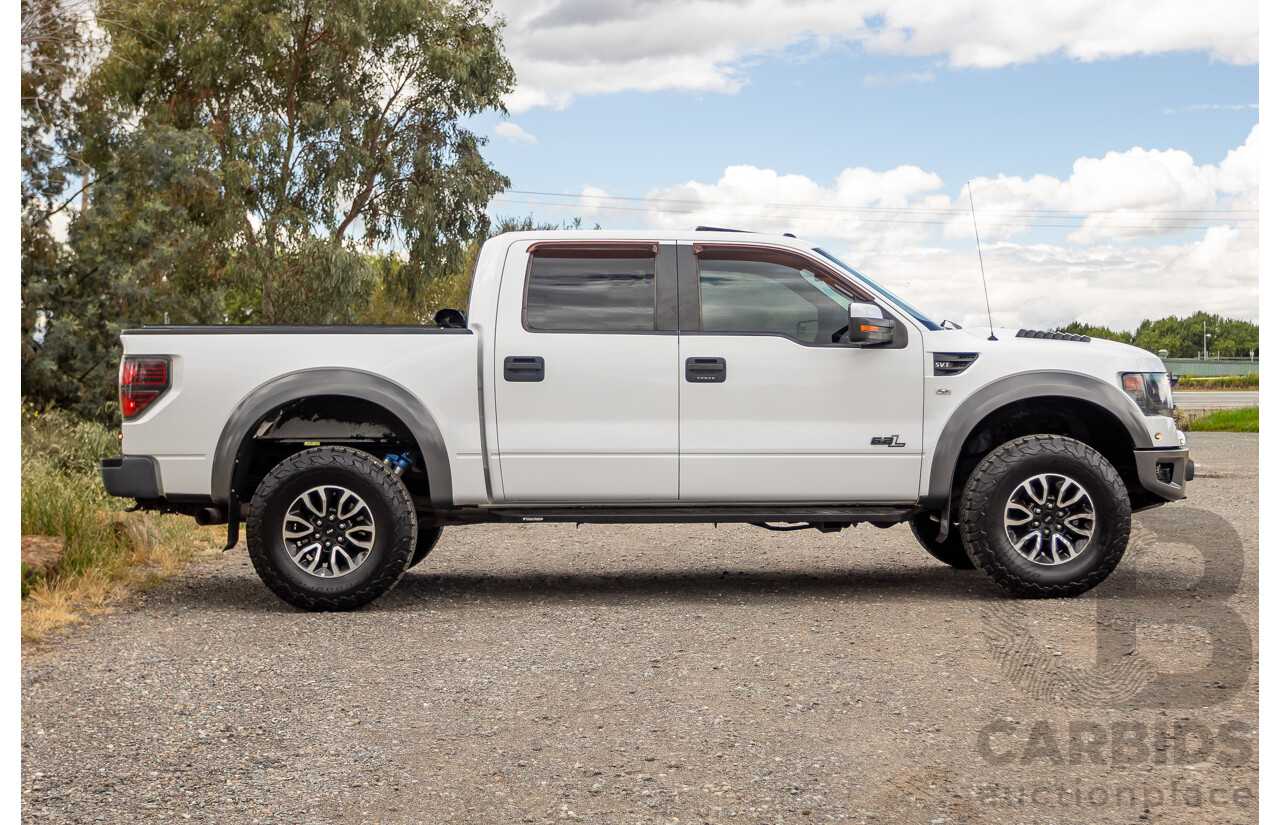 05/2015 Ford F-150 SVT Raptor LWB (4x4) MY15 4d Super Crew Cab Oxford White V8 6.2L